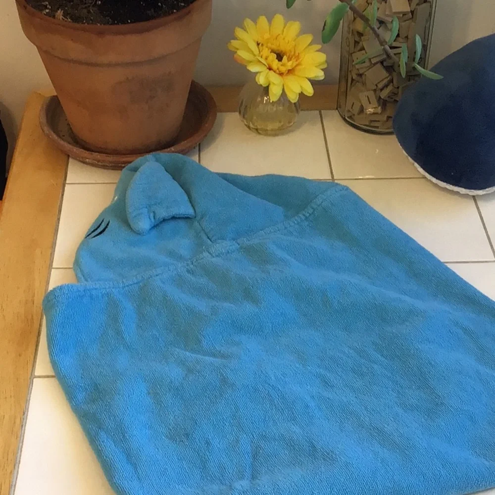 Friendly Shark Hooded Beach/Bath Towel (#4)